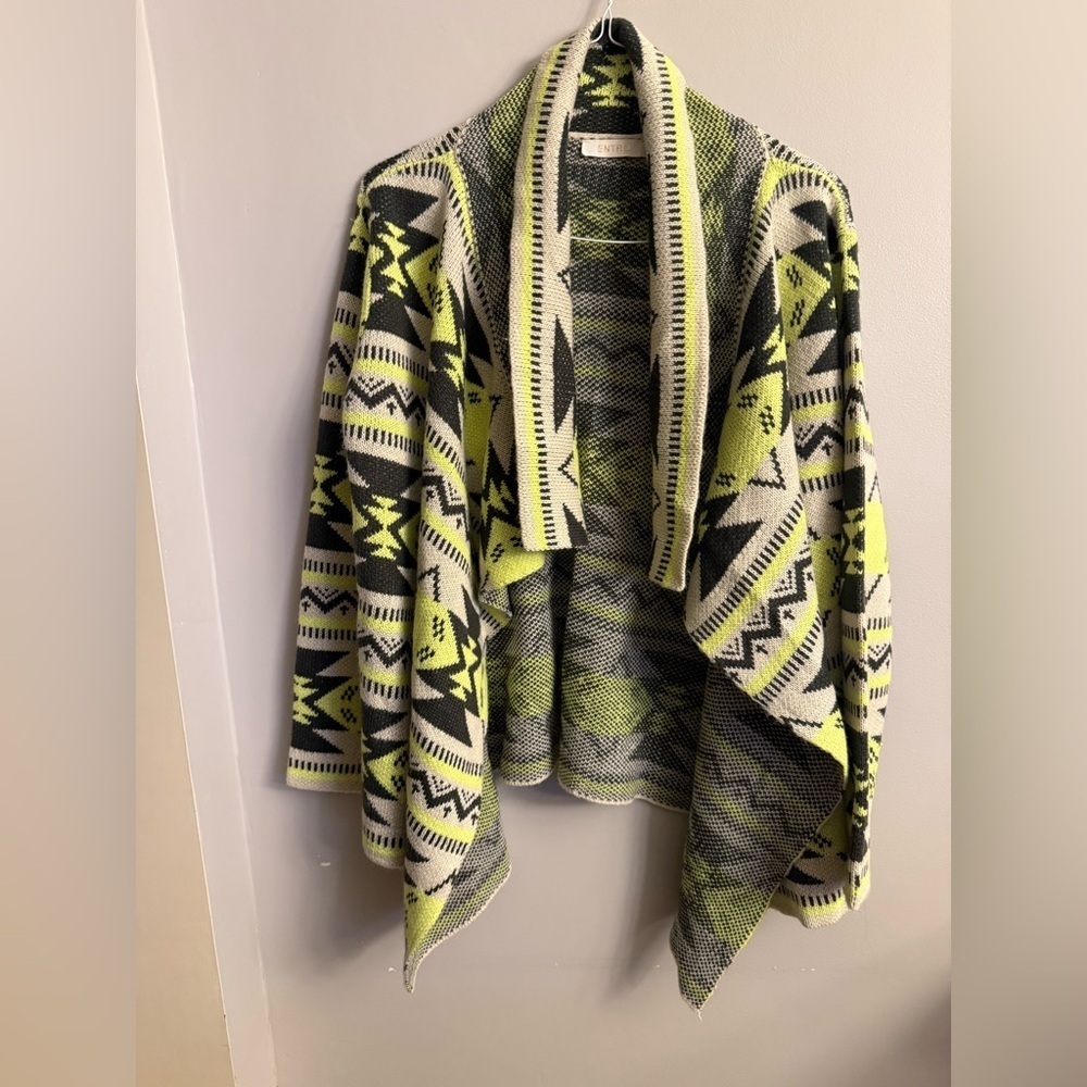 Entro Multicolor Knit Cardigan.